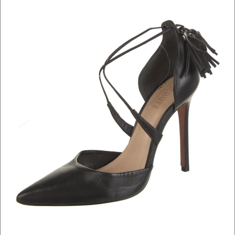 SCHUTZ D’Orsay pumps black leather